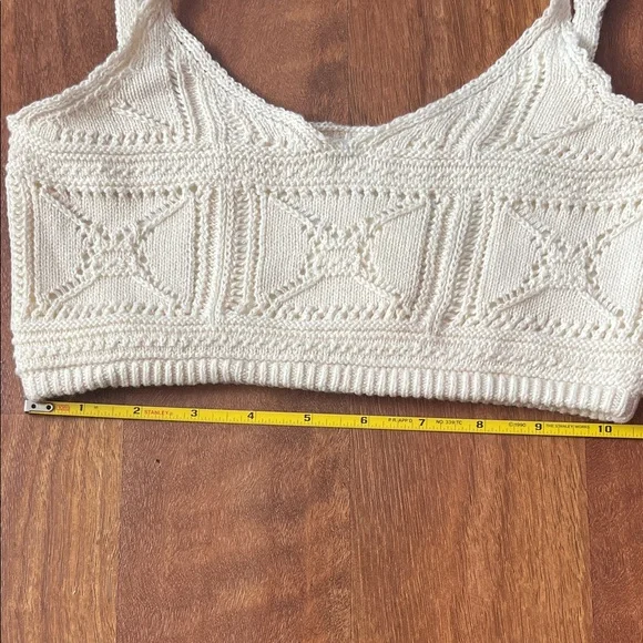 Elegant Cream Knit lined bra - Picture 5 of 16